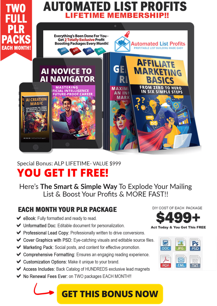 Automated List Profits - Lifetime
